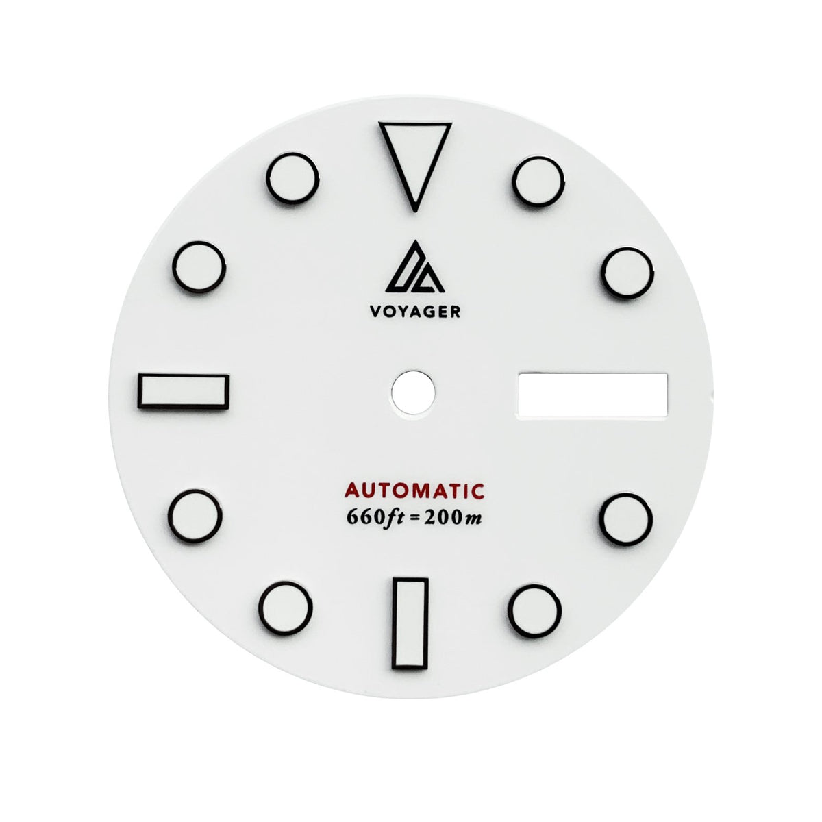 Dial - Voyager 2 - White - Day Date / Date / No Date