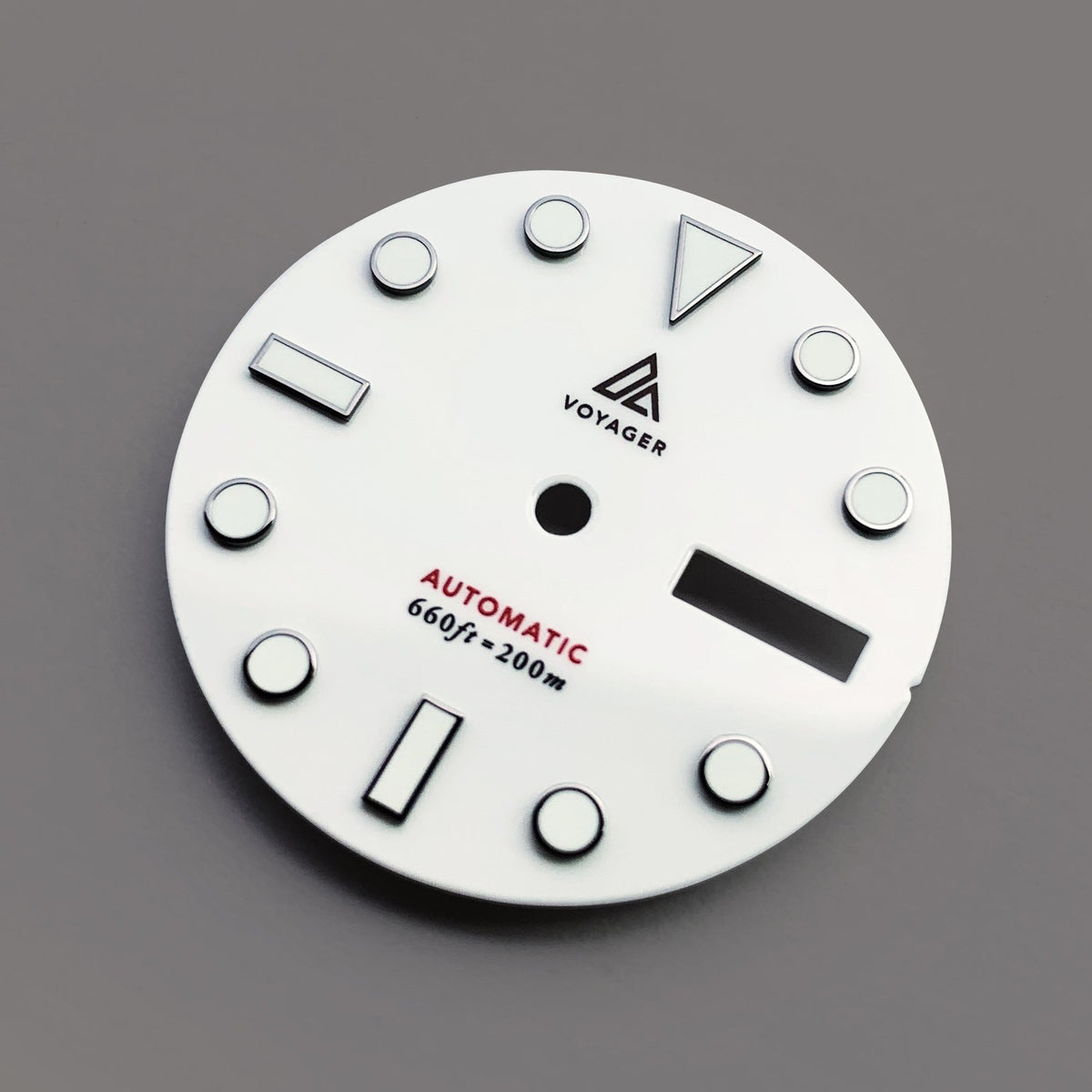 Dial - Voyager 2 - White - Day Date / Date / No Date