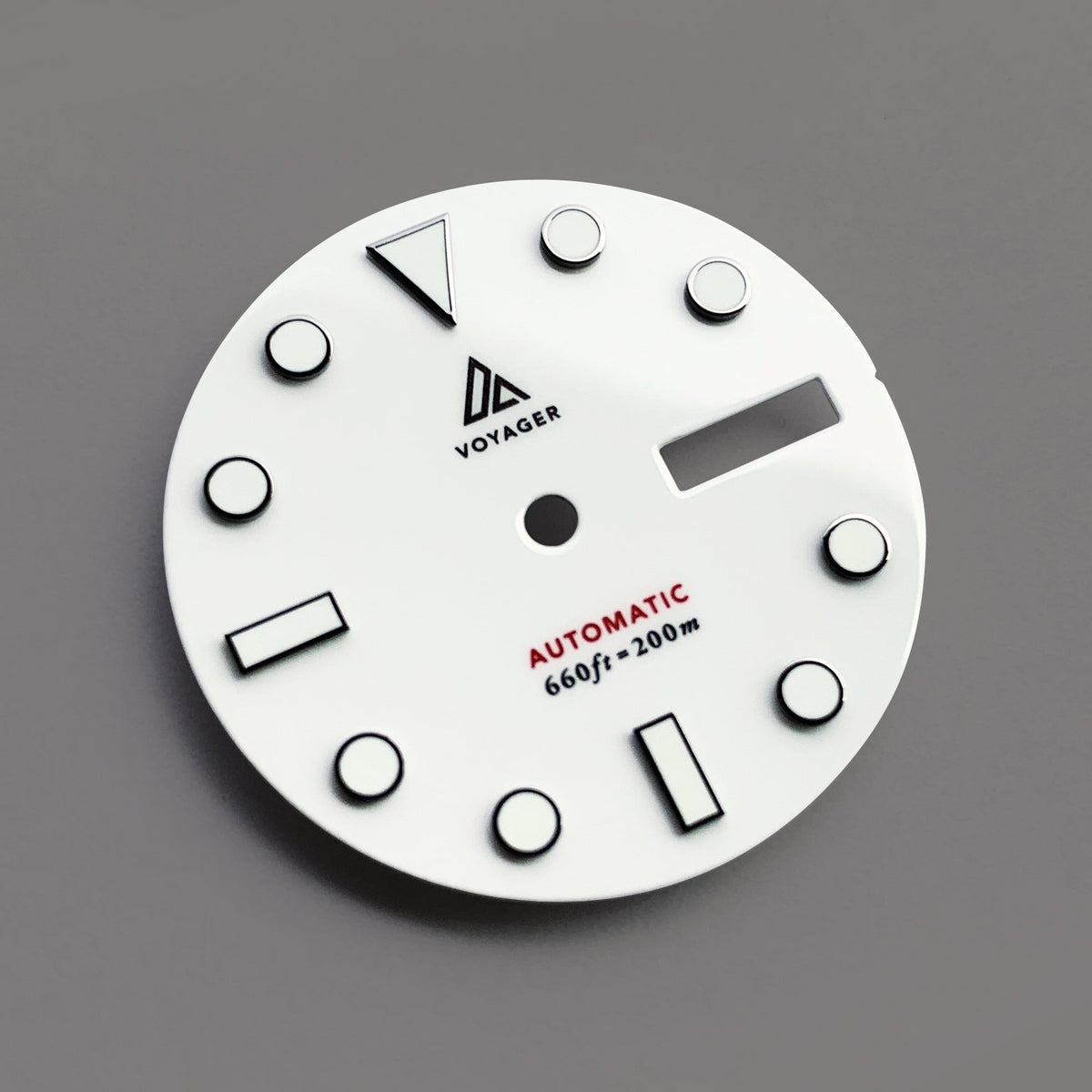 Dial - Voyager 2 - White - Day Date / Date / No Date