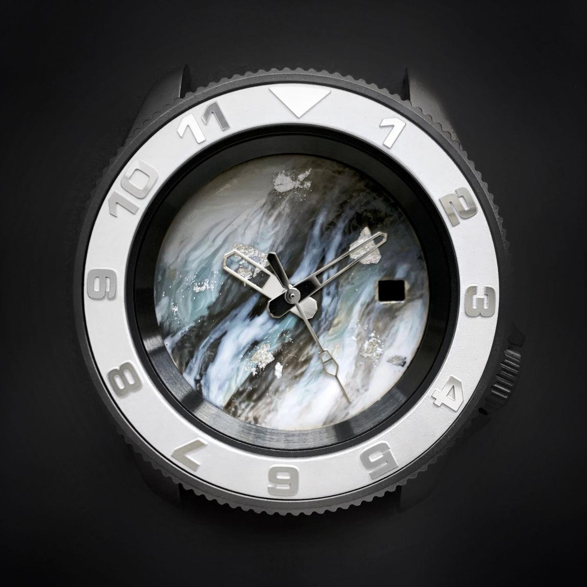 Ceramic Insert - 007 Yacht Master Dual Time Silver MK2