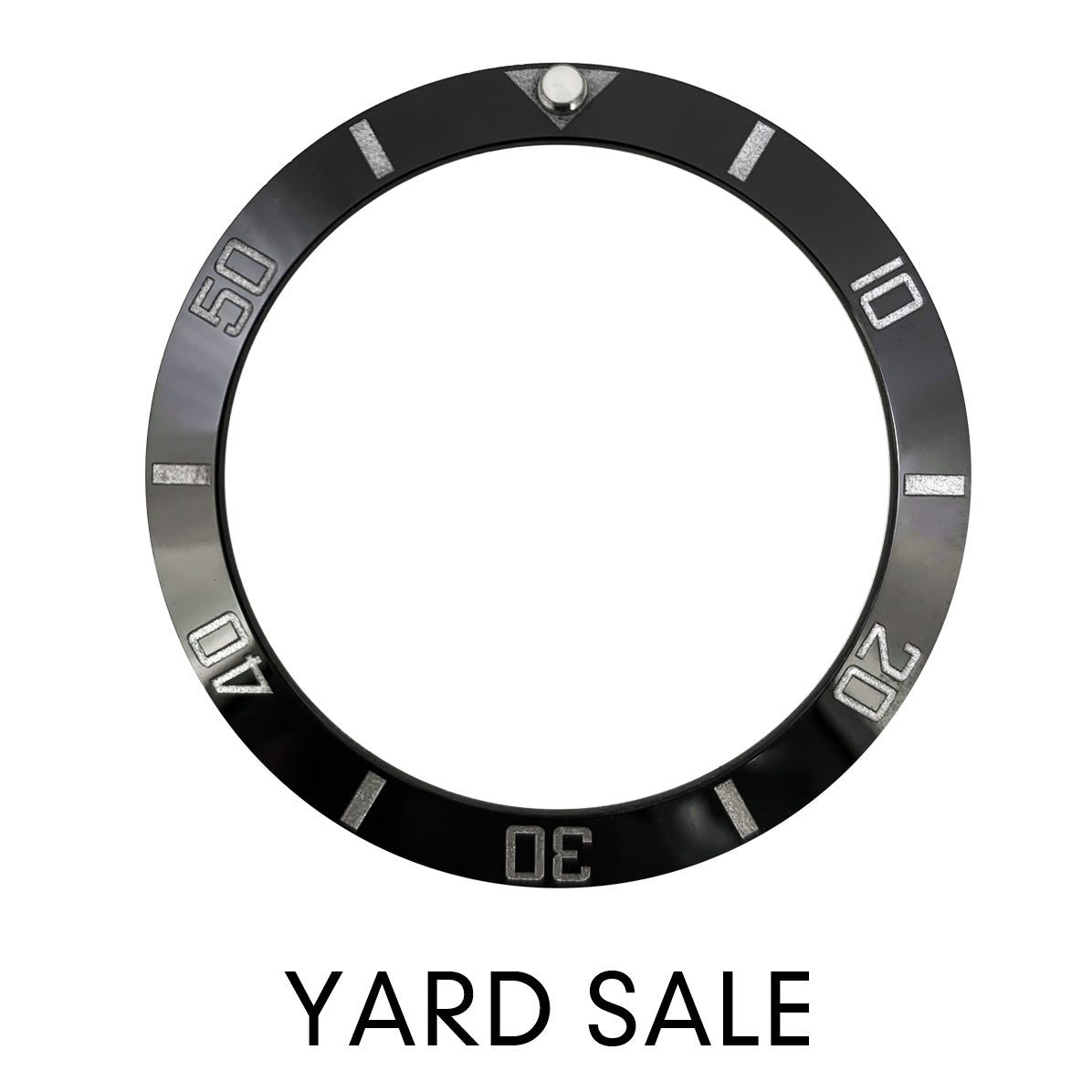 YARD SALE - Ceramic Insert - 007 Sub Minimus Black X Silver