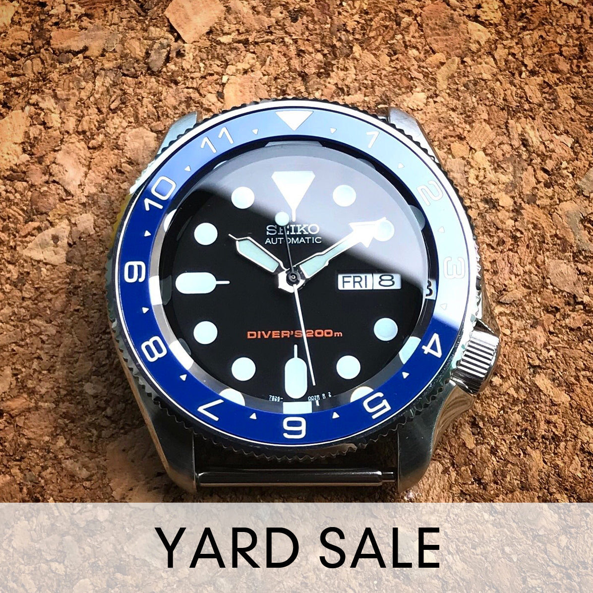 YARD SALE - Ceramic Insert - SKX Dual Time Blue