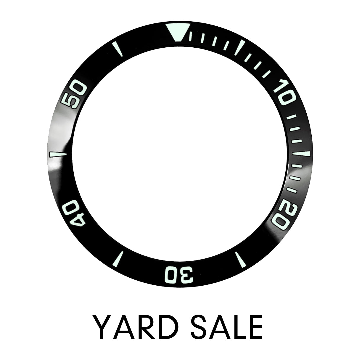 YARD SALE - Ceramic Insert - Urchin Black - Luminous Green