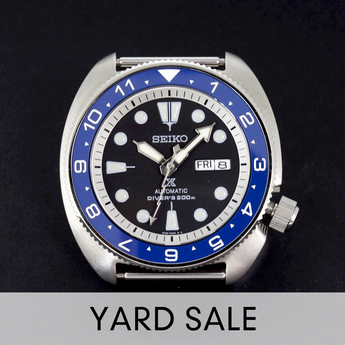 YARD SALE - Ceramic Insert - SRP Turtle Dual Time Blue