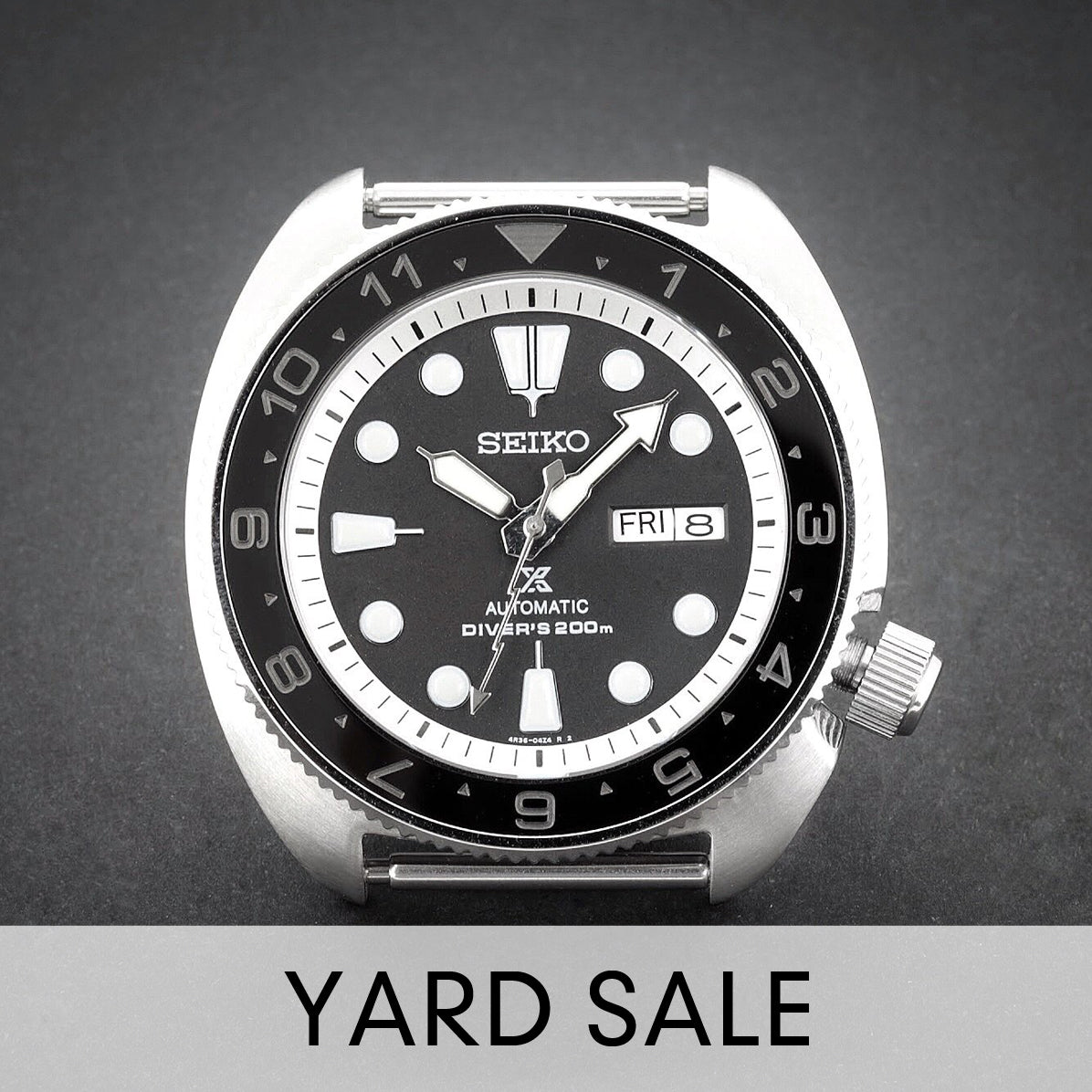 YARD SALE - Ceramic Insert - SRP Turtle Dual Time Stealth