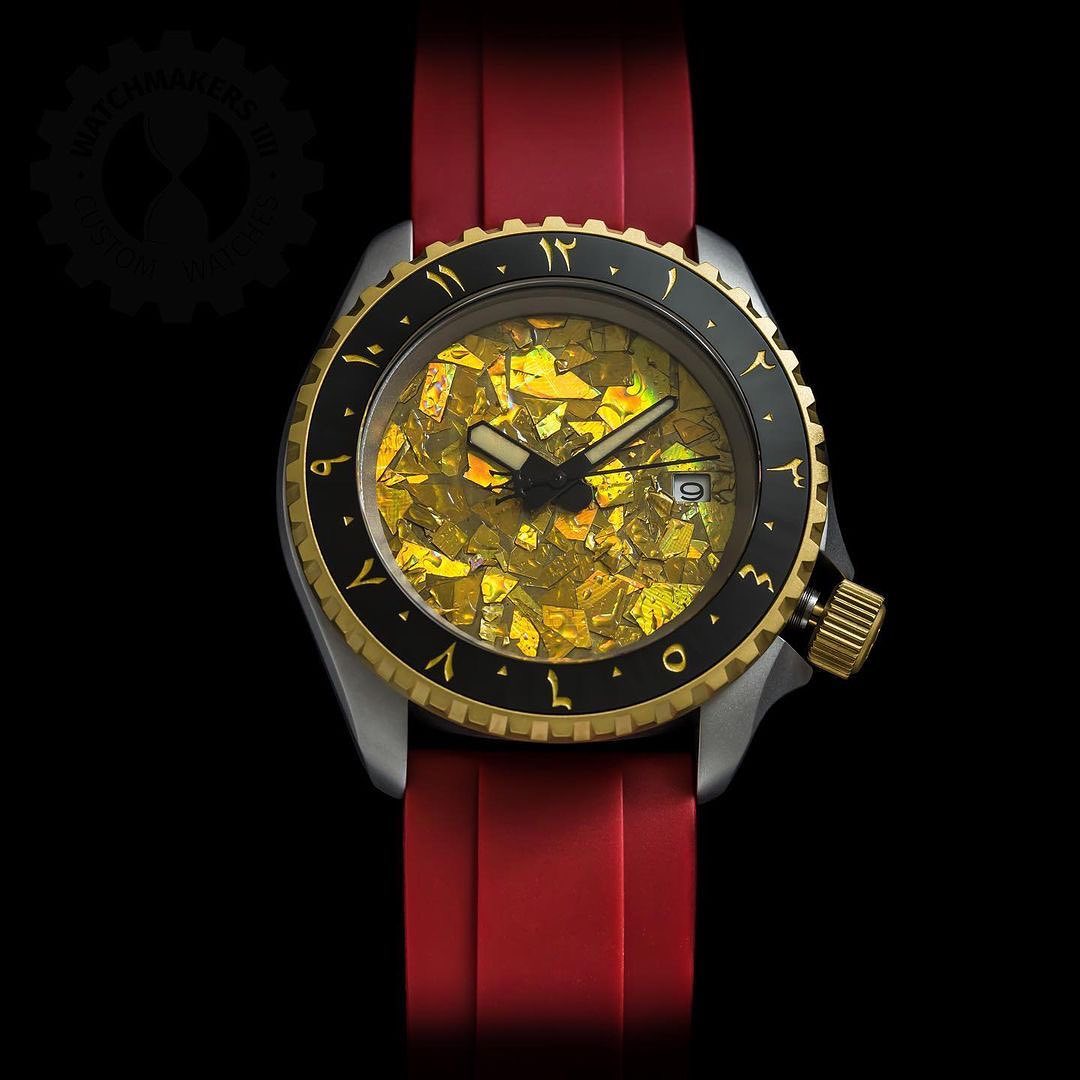 Bezel - SKX007/SRPD LX - Bead Blasted PVD Gold