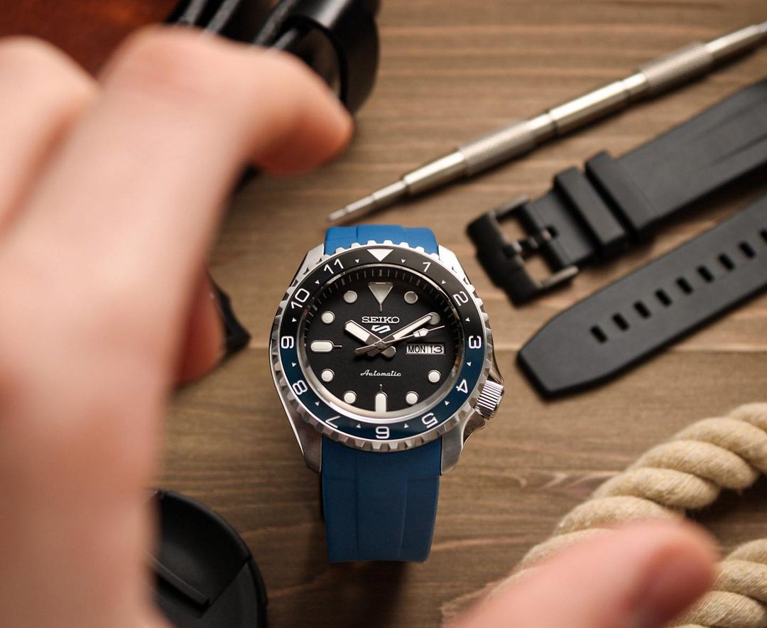 Ceramic Insert - SKX Dual Time Dark Knight