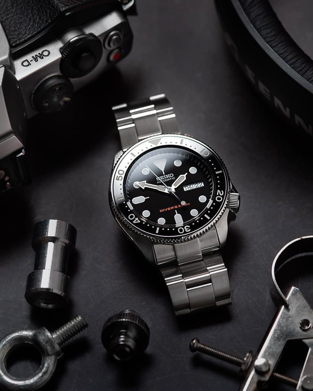 Ceramic Insert - SKX Black - Luminous Aquaris