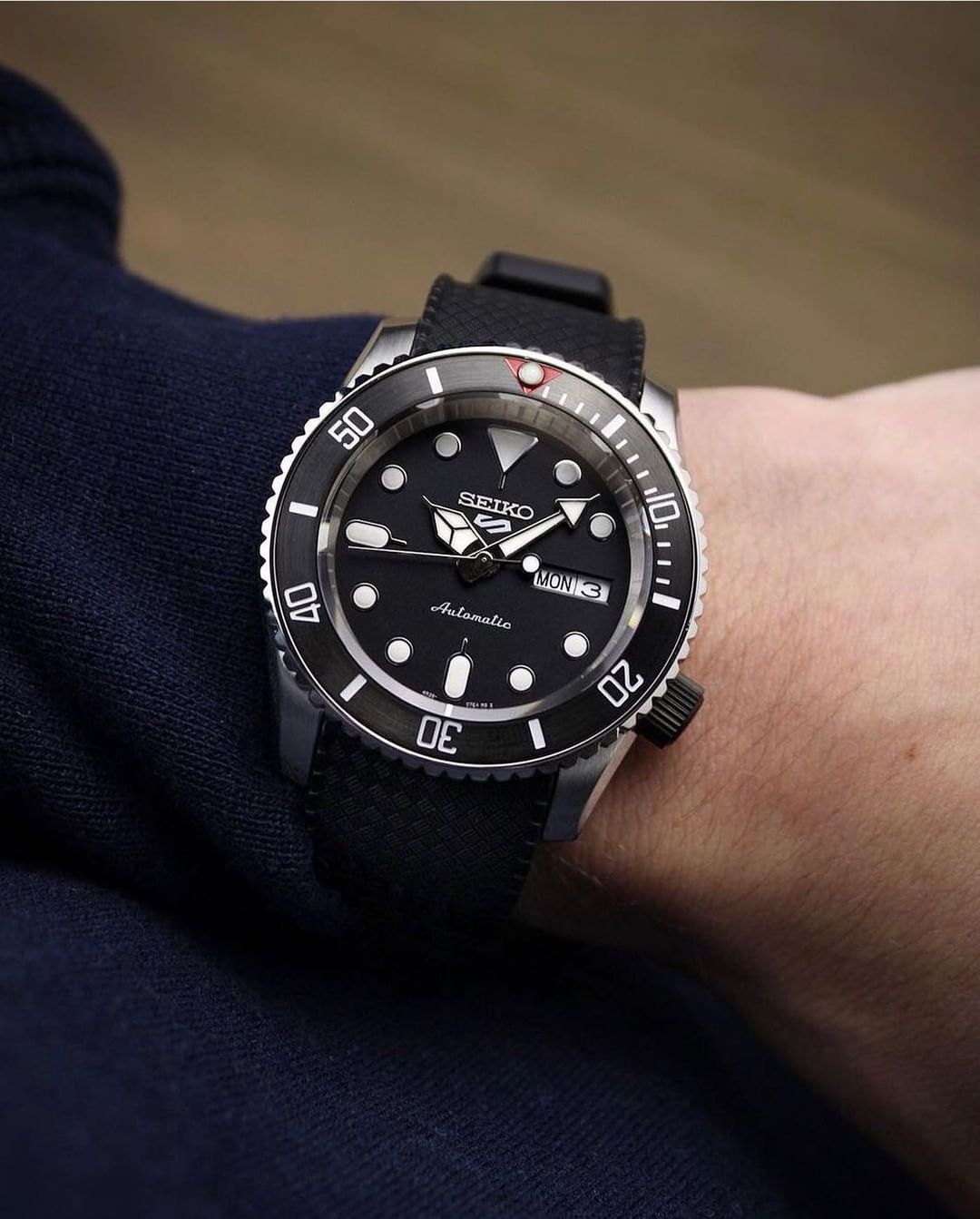 Chapter Ring - SKX007/SRPD - Brushed Steel w Engraved Markers