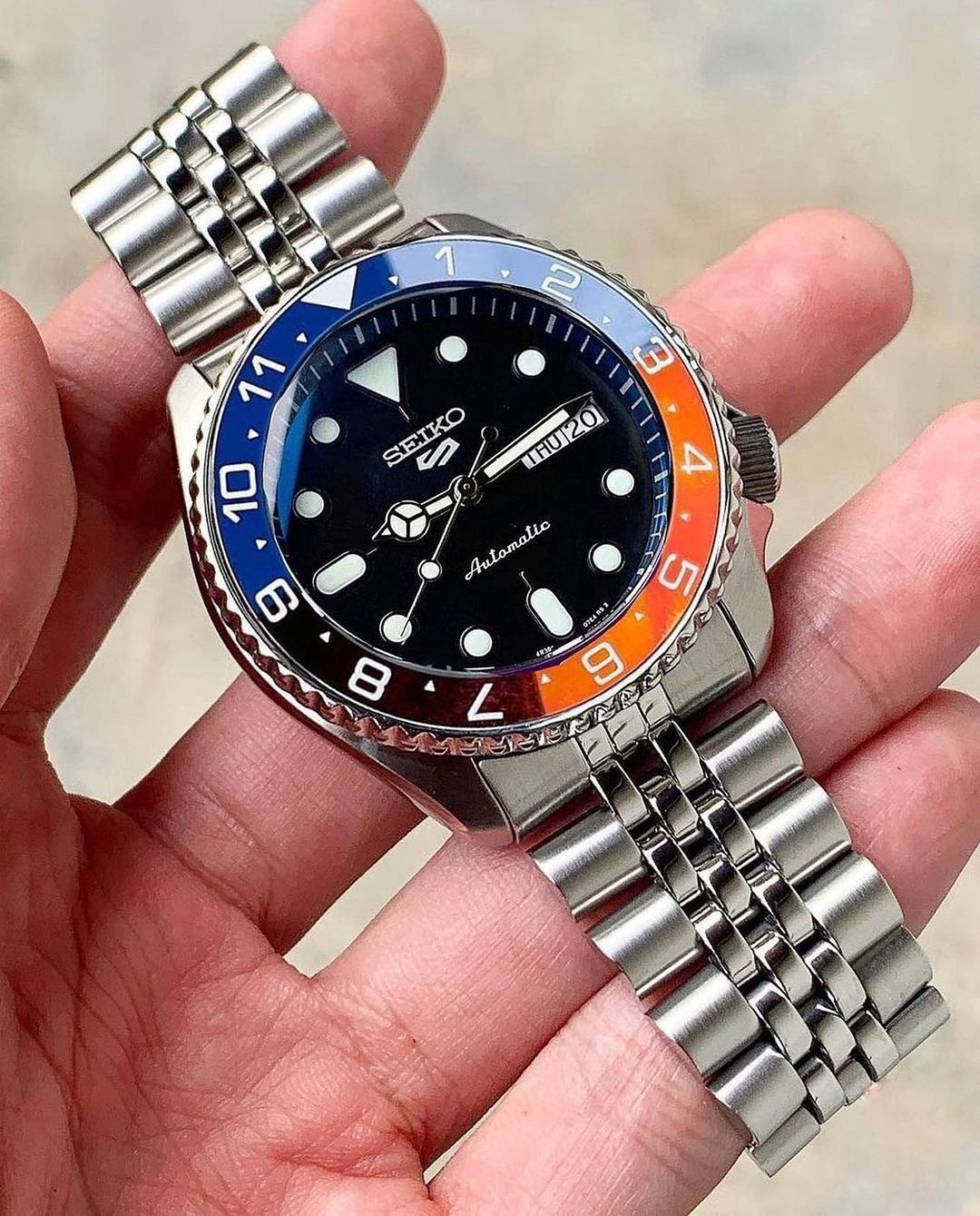 Ceramic Insert - 007 Dual Time PEPS. (Sunset) - DLW WATCHES