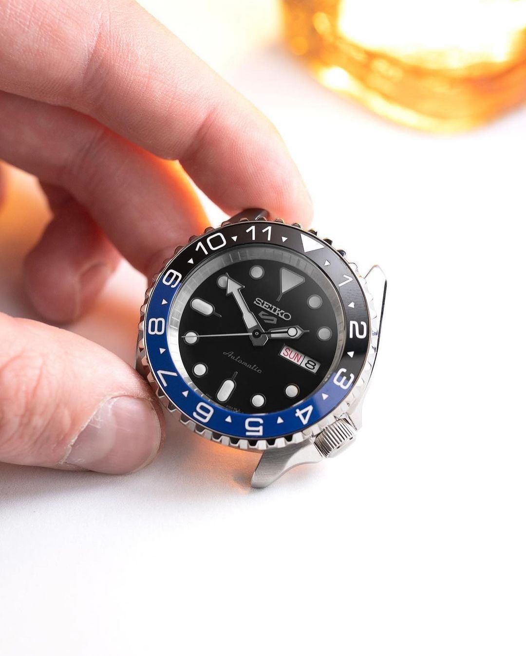 Chapter Ring - SKX007/SRPD - Brushed Steel w Engraved Markers