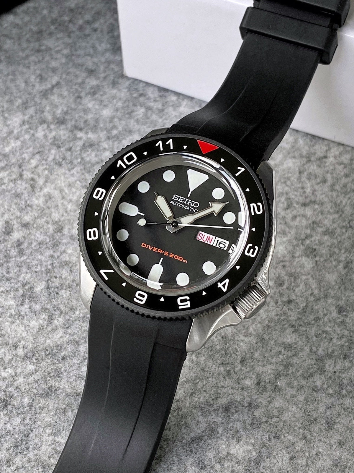 Chapter Ring - SKX007/SRPD - Bead Blasted Steel