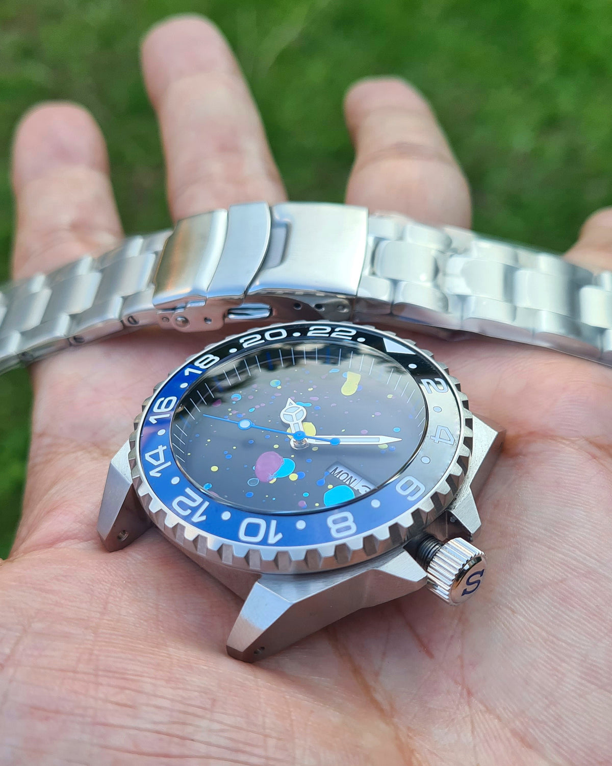 Case - SKX007 SAM - Brushed Steel (With Case Back)