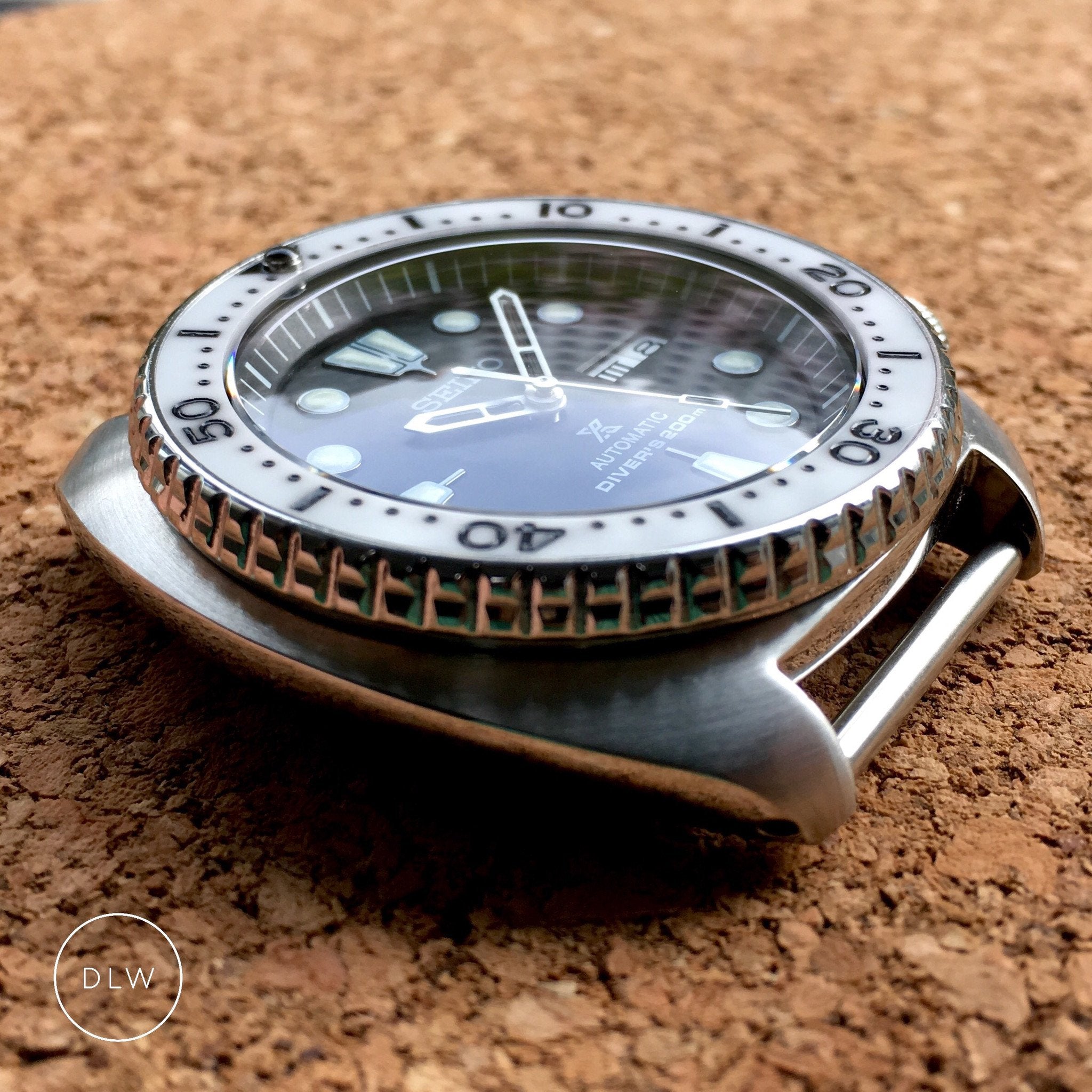 Ceramic Insert SRP Turtle Ghost White DLW WATCHES