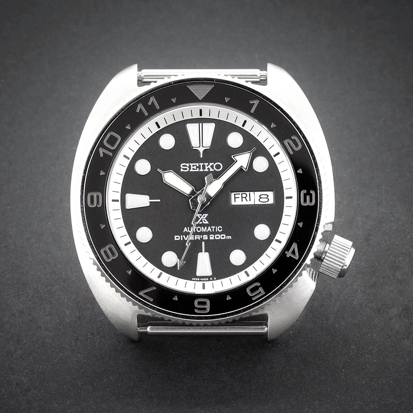 Ceramic Insert - SRP Turtle Dual Time Stealth