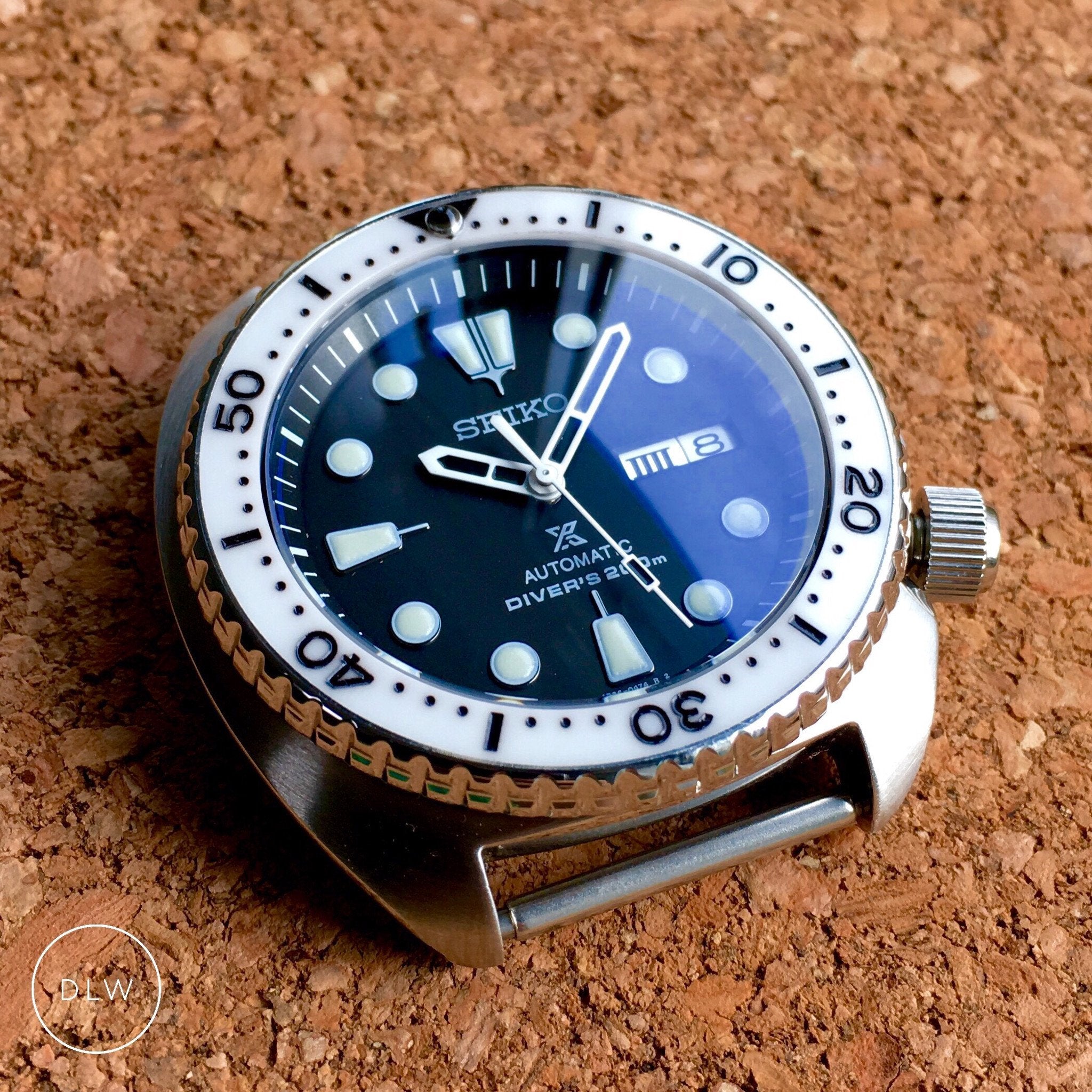 Ceramic Insert SRP Turtle Ghost White DLW WATCHES