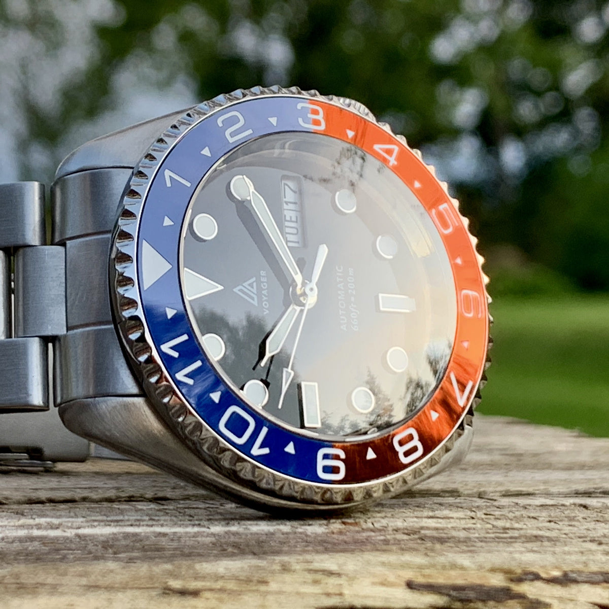 Ceramic Insert - 007 Dual Time PEPS. (Sunset)