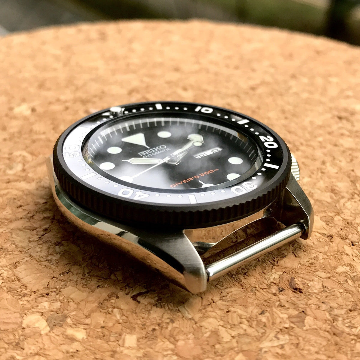 Bezel - SKX007/SRPD Coin Edge - Bead Blasted PVD Black
