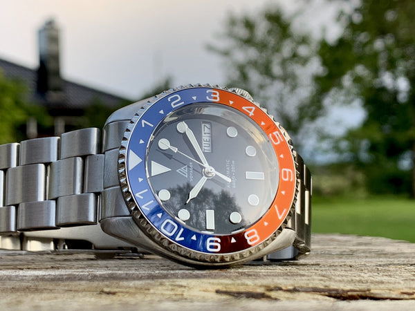 Ceramic Insert - 007 Dual Time PEPS. (Sunset) - DLW WATCHES