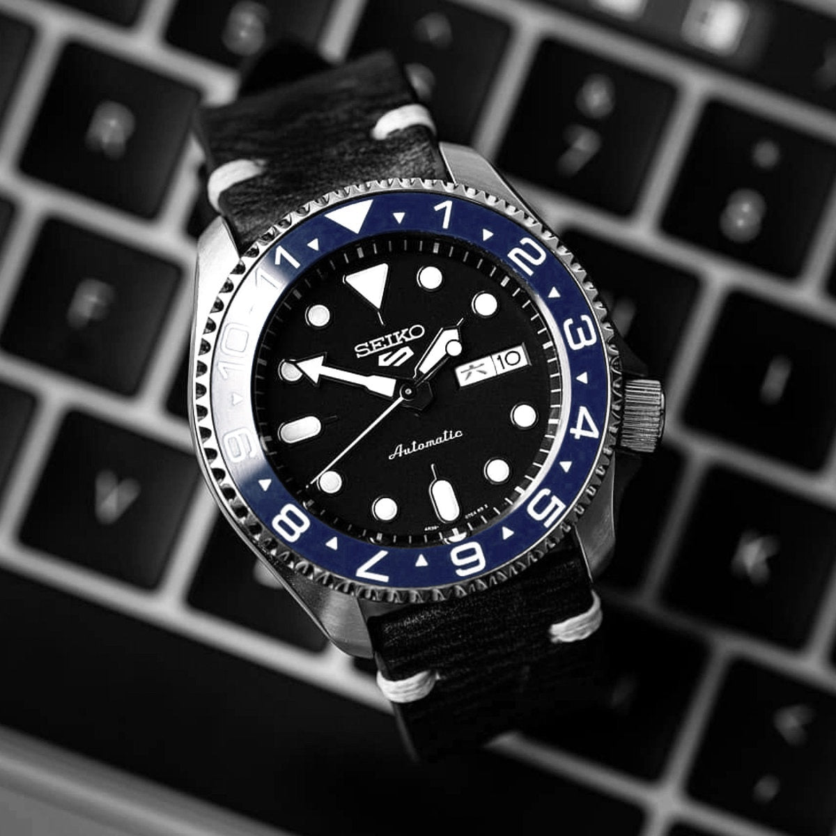 Ceramic Insert - 007 Dual Time Aegean Blue