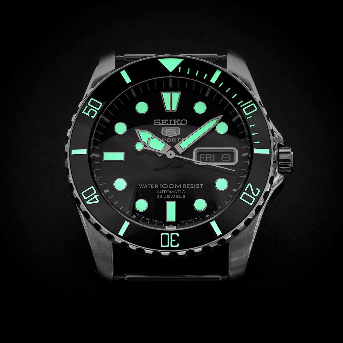 Ceramic Insert - Urchin Sub Black - Luminous Green