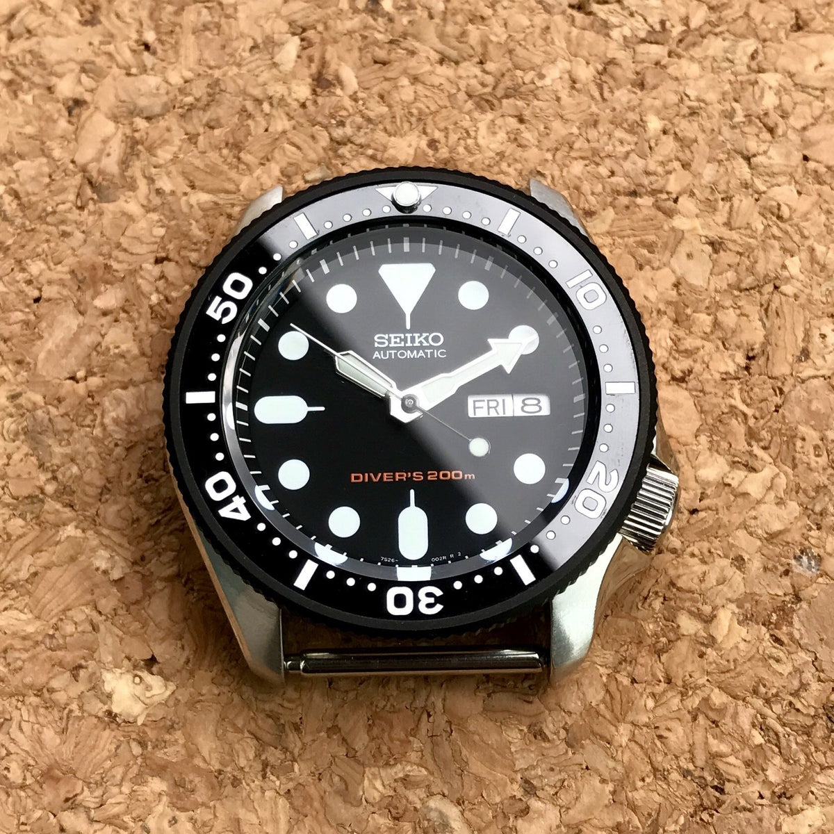 Bezel - SKX007/SRPD Coin Edge - Bead Blasted PVD Black
