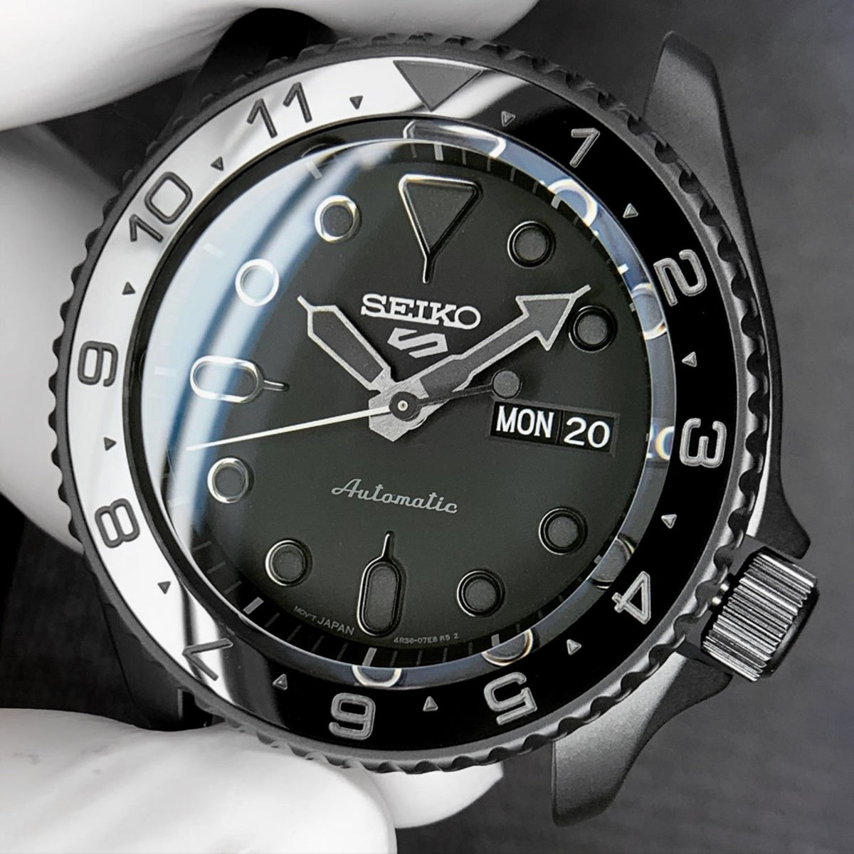 Ceramic Insert - SKX Dual Time Stealth