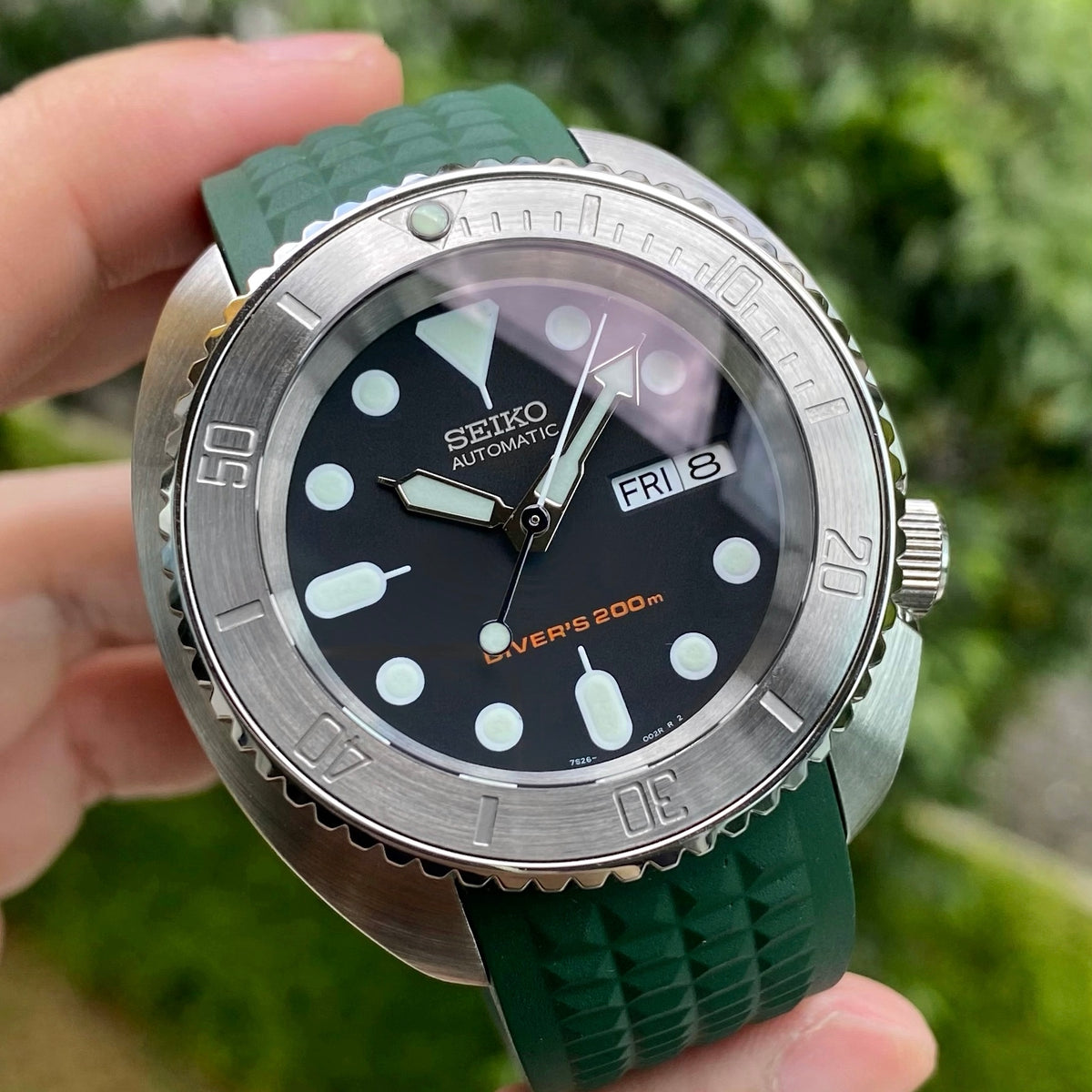 Case - SKX007 Turtle - Polished Steel (With Case Back)