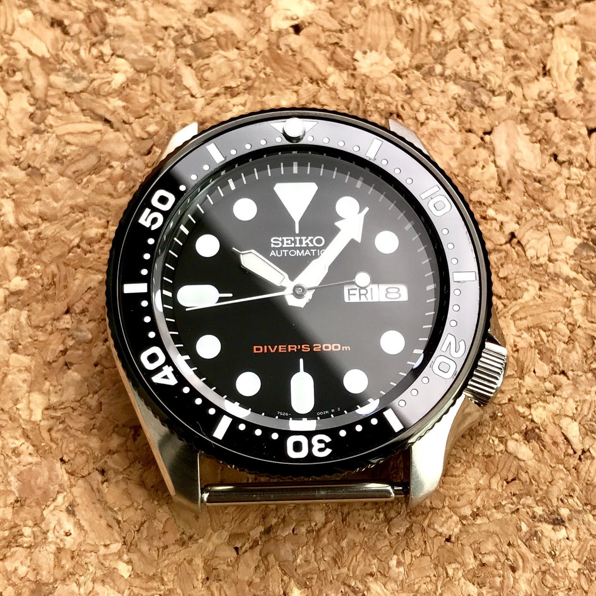 Bezel - SKX007/SRPD Coin Edge - Polished PVD Black