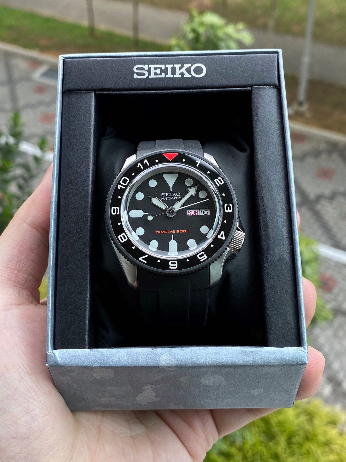FKM Rubber Strap - SKX007/SRPD Classic - Black