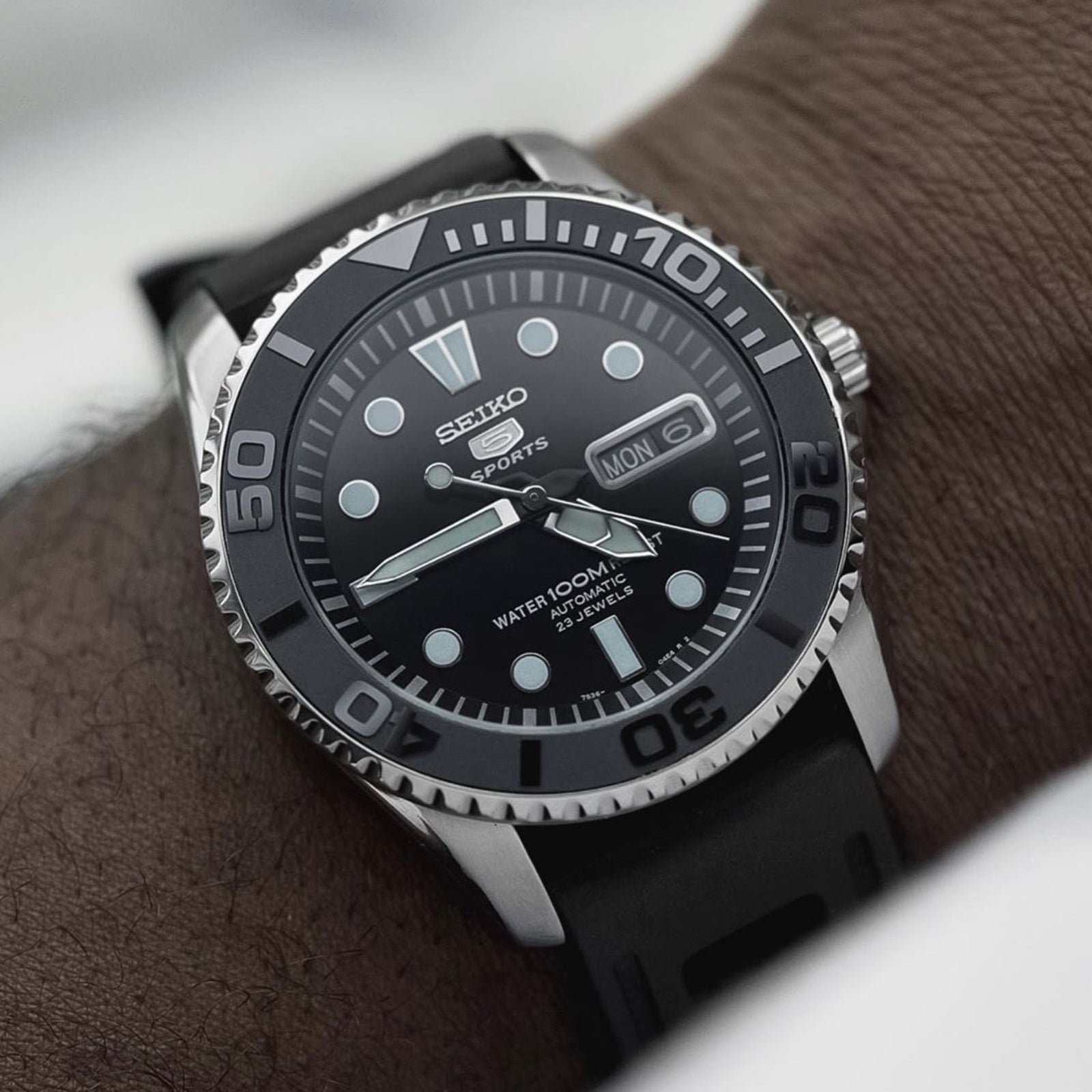 Ceramic Insert - Urchin Yacht Master Black