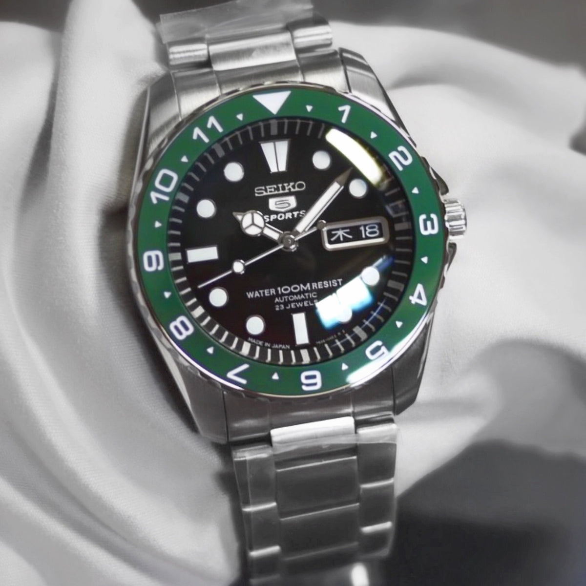 Ceramic Insert - Urchin Dual Time Green