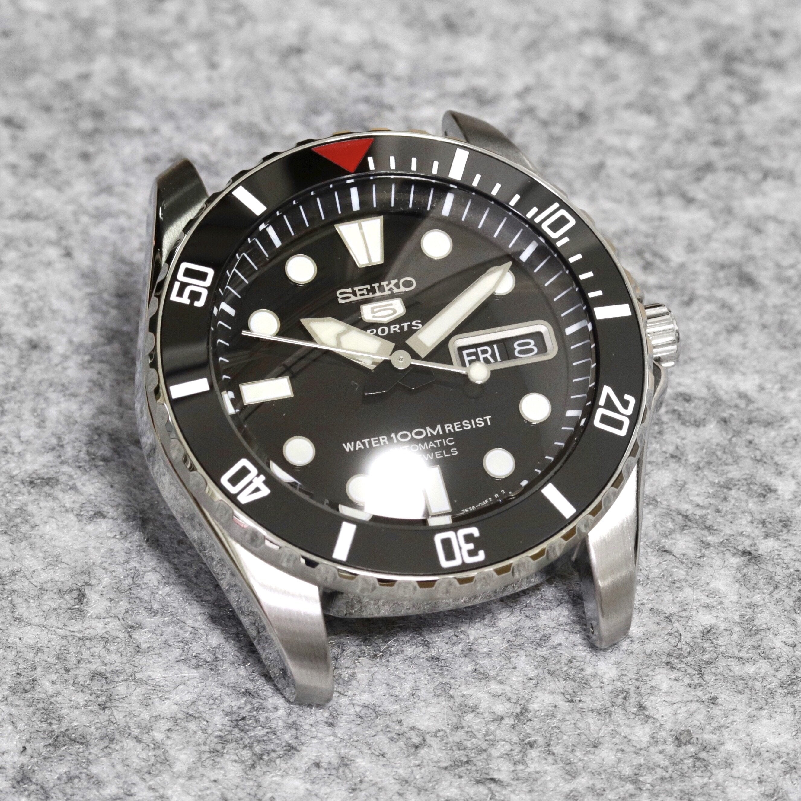Ceramic Insert - Urchin Sub Vintage Black MK3 - DLW WATCHES