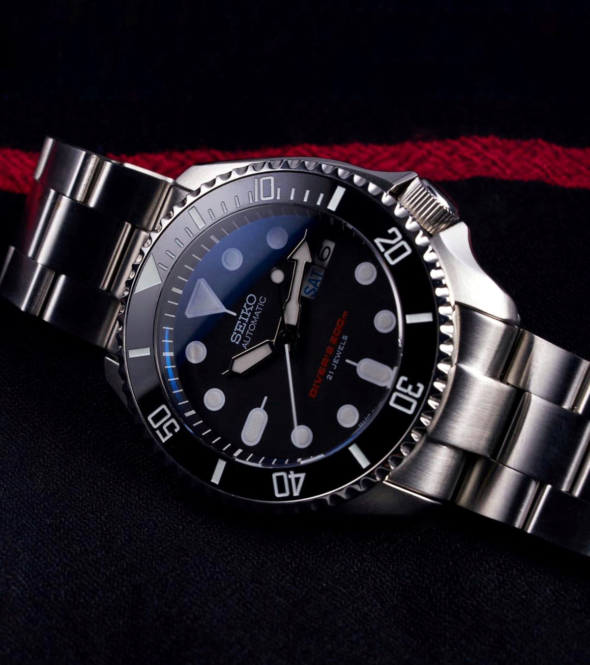 Ceramic Insert - 007 Sub Black - Luminous Aquaris